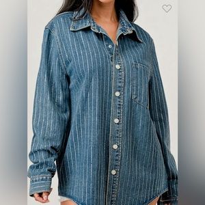 rhinestone Jean top
